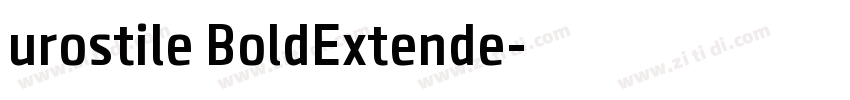 urostile BoldExtende字体转换